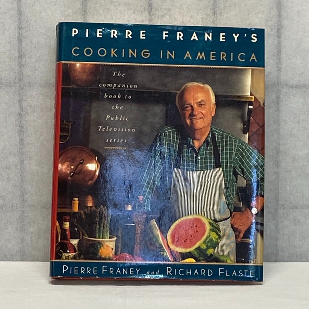 Pierre Franey’s Cooking in America Book 1st Edition 1992 Hardback Dust Jacket